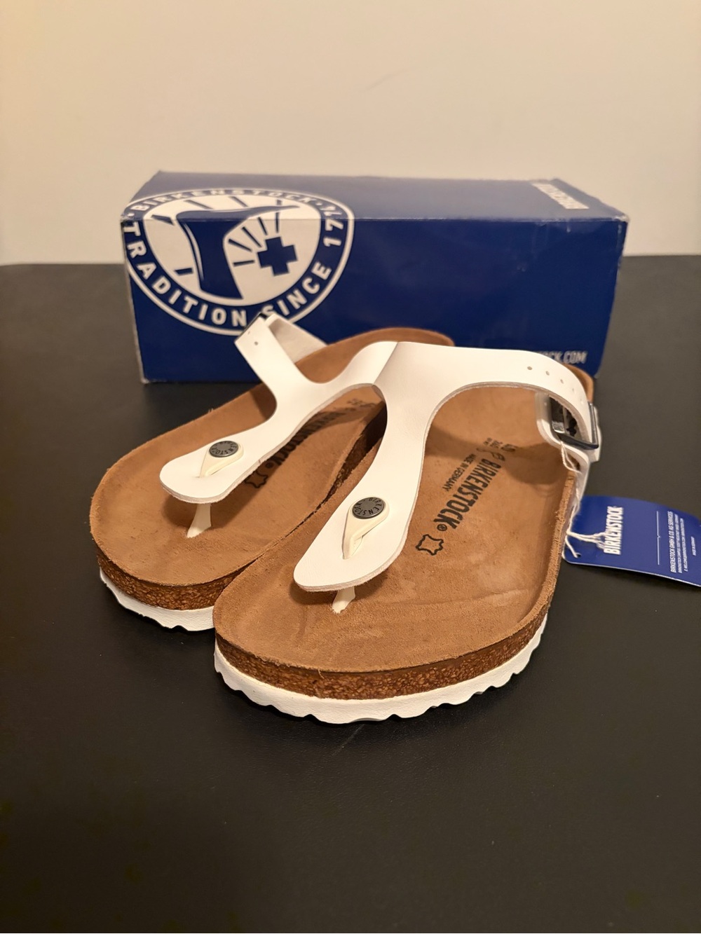 Birkenstock Gizeh BS White- Women’s JB - Picture 5 of 5